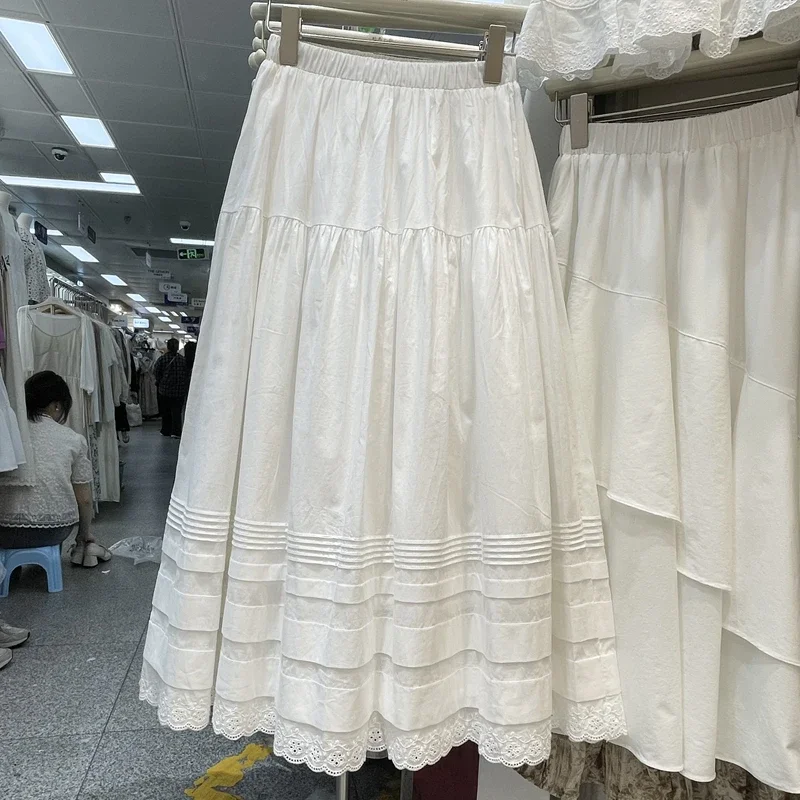 Весна-лето 202, новая эластичная утягивающая юбка трапециевидной формы с высокой талией, юбка-зонтик, французская темпераментная кружевная юбка
Весна-лето 202, новая эластичная утягивающая юбка трапециевидной формы с высокой талией, юбка-зонтик, французская темпераментная кружевная юбка