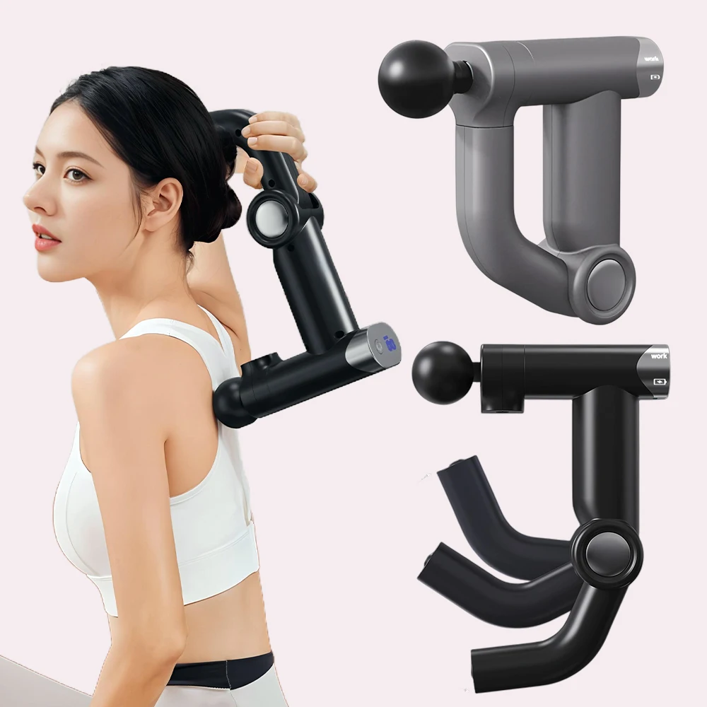 Deep Muscle Massage Gun Folding Fascia Gun Electric Percussion Pistol Massager For Body Neck Back Leg Fitness JK0191
Deep Muscle Massage Gun Folding Fascia Gun Electric Percussion Pistol Massager For Body Neck Back Leg Fitness JK0191