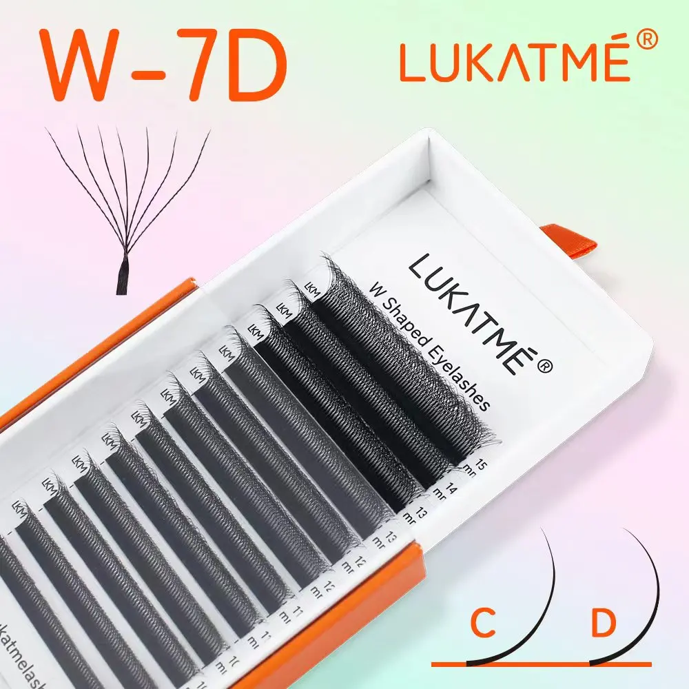 LUKATME 7D W Shape Eyelash Extension Mega Volume Fans 7D Lashes 0.07 Thick BASF 7mm to 15mm W-7D False Eyelash for Makeup
LUKATME 7D W Shape Eyelash Extension Mega Volume Fans 7D Lashes 0.07 Thick BASF 7mm to 15mm W-7D False Eyelash for Makeup