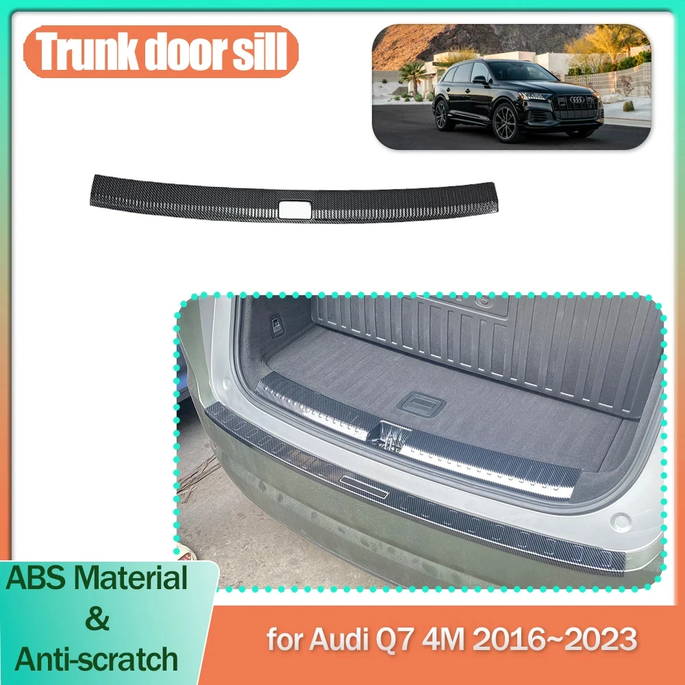 Car Trunk Door Sill for Audi Q7 4M 2016~2023 2017 Anti-scratch Threshold Scuff Guard Plate Trim Strips Part Sticker Accessories
Car Trunk Door Sill for Audi Q7 4M 2016~2023 2017 Anti-scratch Threshold Scuff Guard Plate Trim Strips Part Sticker Accessories