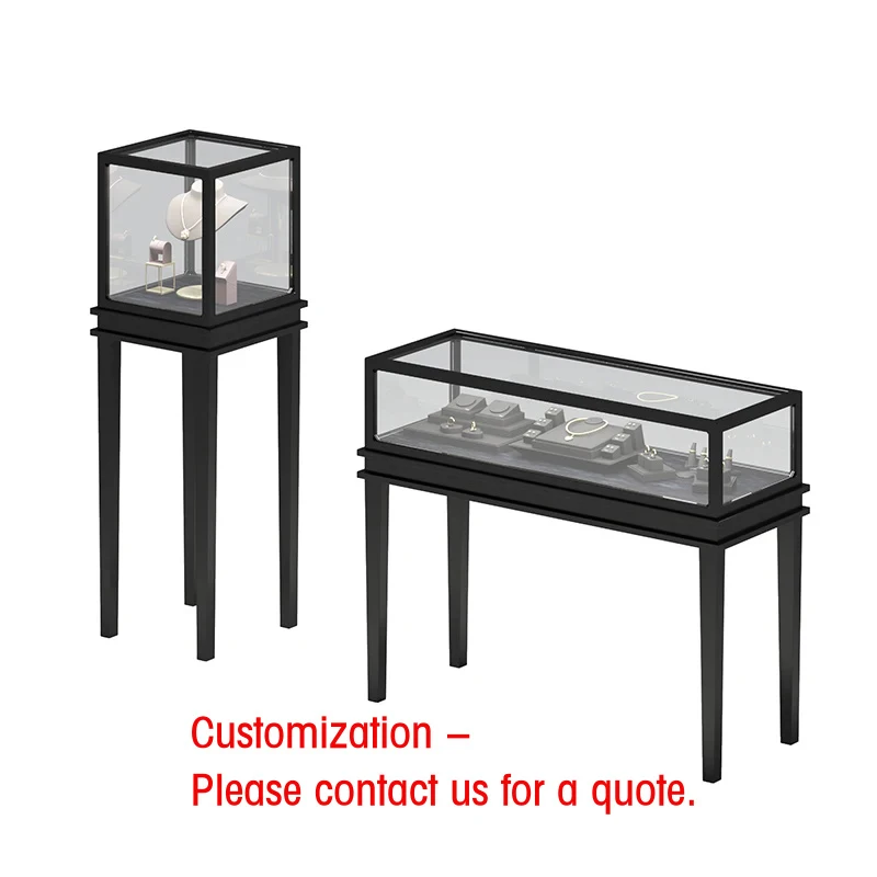 custom.Custom Black Jewelry Display Showcase Standing Gold Jewellery Display Glass Led Cabinets Light Luxury Top Counter
custom.Custom Black Jewelry Display Showcase Standing Gold Jewellery Display Glass Led Cabinets Light Luxury Top Counter
