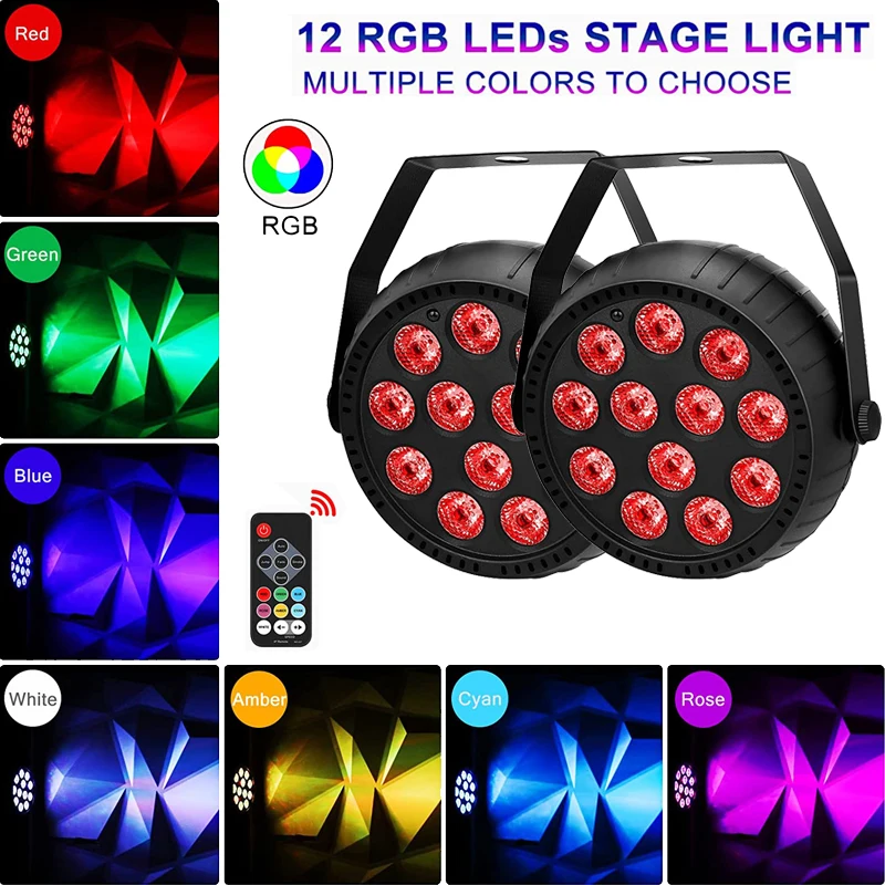 2Pcs Stage LED RGB Mini Par Light With Remote Control Sound Activated For DJ Disco Party Wedding Birthday Dance Stage Lighting
2Pcs Stage LED RGB Mini Par Light With Remote Control Sound Activated For DJ Disco Party Wedding Birthday Dance Stage Lighting