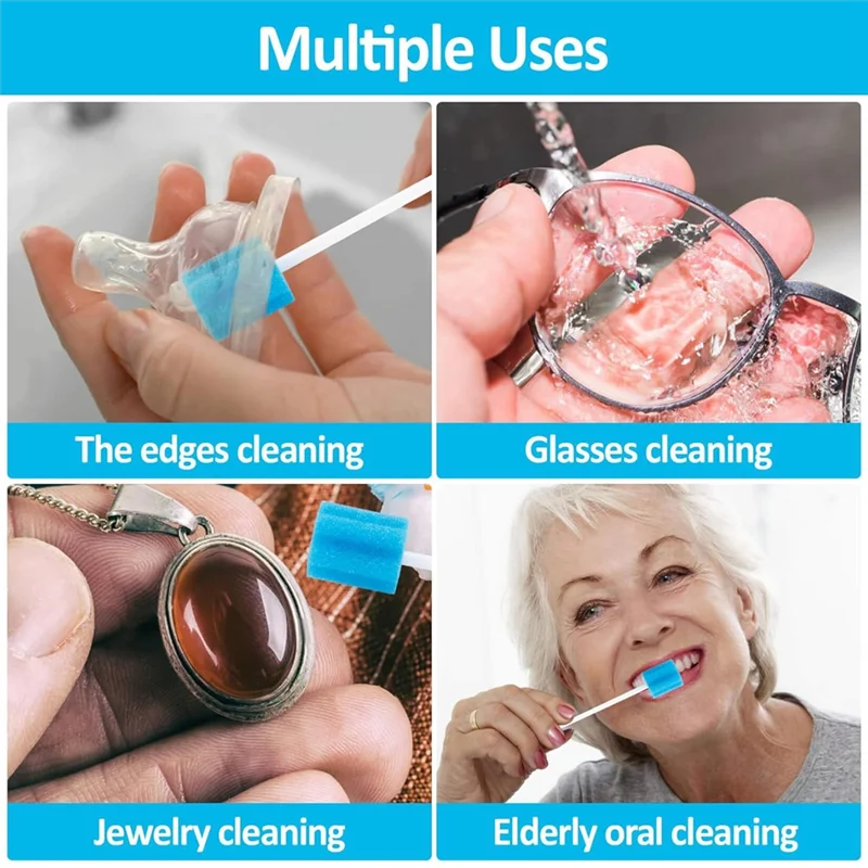 AA20-100-Pack Oral Cleaning Swabs, Disposable Sponge Toothettes For Elderly, Waterless Mouth Swabsticks For Dry Mouth
AA20-100-Pack Oral Cleaning Swabs, Disposable Sponge Toothettes For Elderly, Waterless Mouth Swabsticks For Dry Mouth