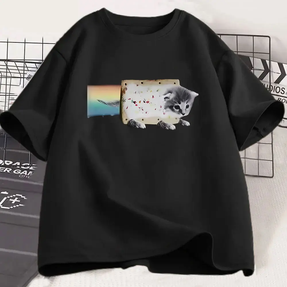 Game Rainbow Nyan Cat Funny Meme T Shirt Men Women Clothing Casual Humor T-shirt Cotton Oversized Short Sleeve T-shirts Couples
Game Rainbow Nyan Cat Funny Meme T Shirt Men Women Clothing Casual Humor T-shirt Cotton Oversized Short Sleeve T-shirts Couples