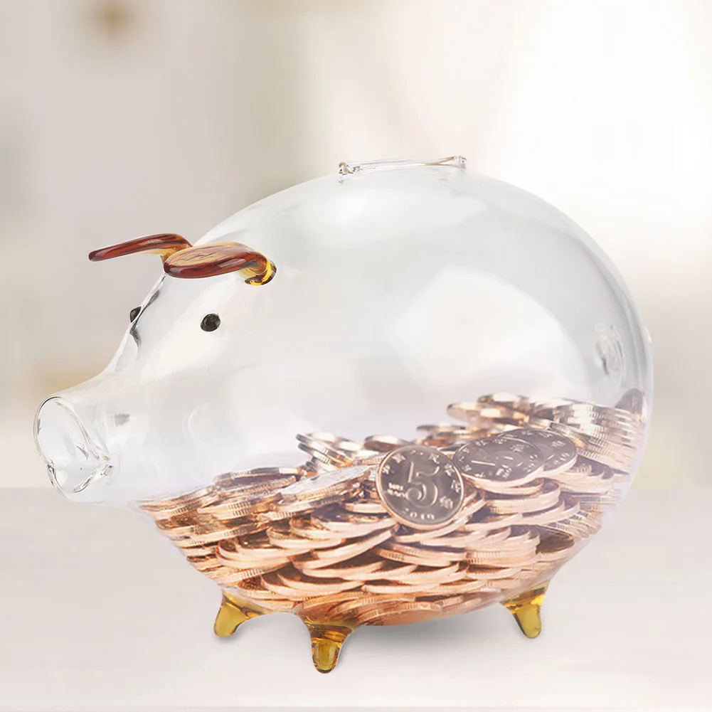 Big Pig Banks Clear Glass Piggy Bank Glass Transparent Glass Pig Saver Bank Piggy Money Saving Box Children Gift
Big Pig Banks Clear Glass Piggy Bank Glass Transparent Glass Pig Saver Bank Piggy Money Saving Box Children Gift