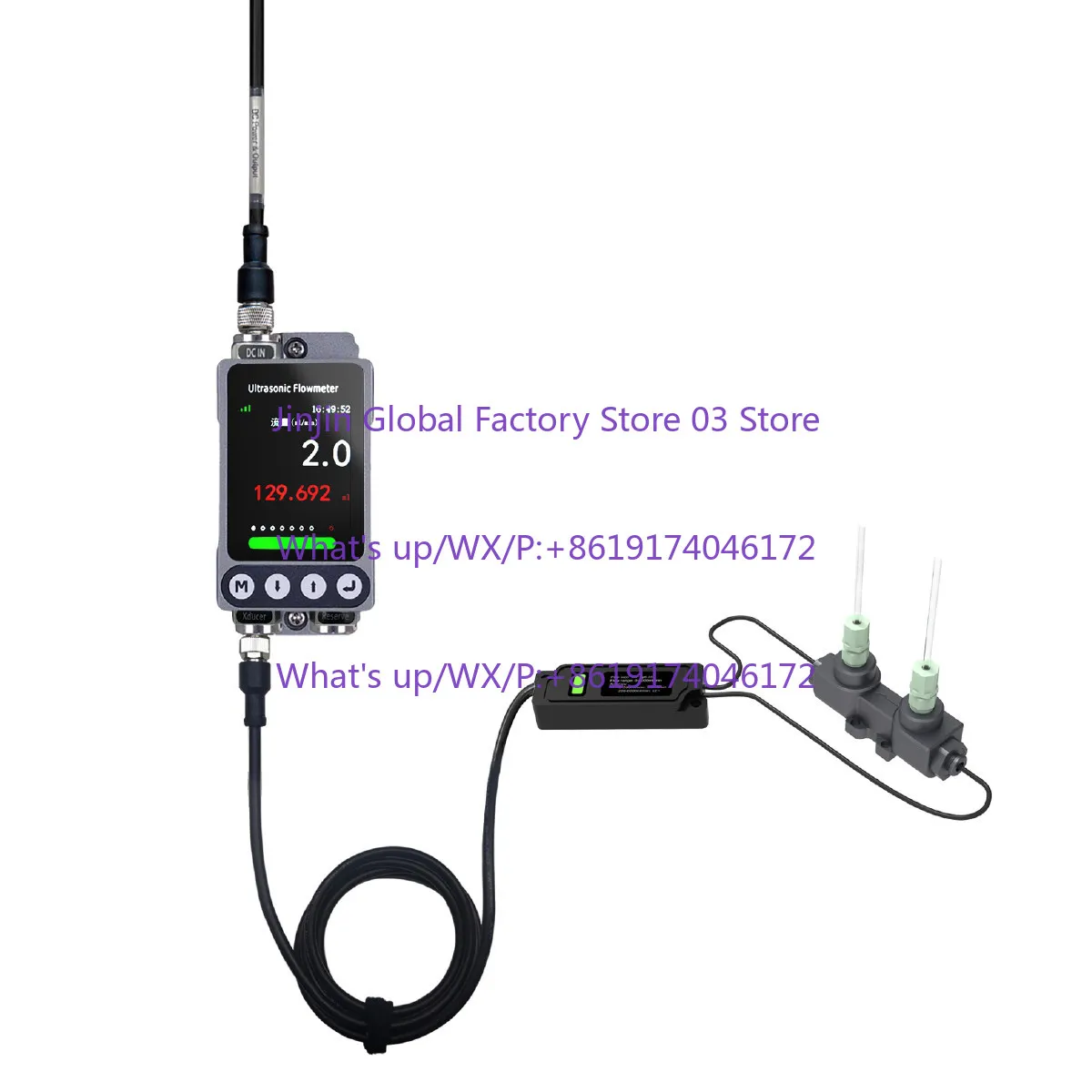 Take-over ultrasonic flowmeter plastic PU hose small diameter flowmeter
Take-over ultrasonic flowmeter plastic PU hose small diameter flowmeter
