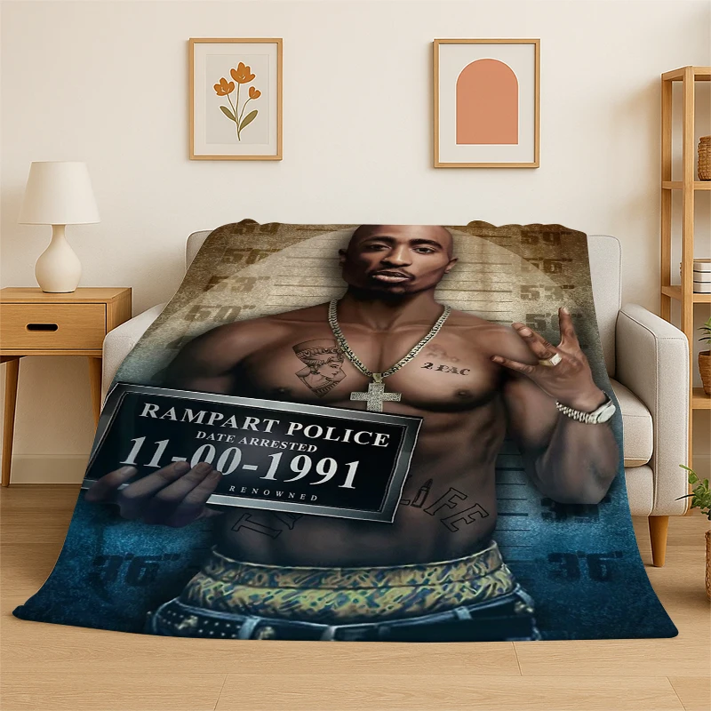 Rapper Eminem Tupac 14pac Hip Hop Rap God Flannel Blanket Soft Warm Throw Blanket for Bedroom Living Room Bed Travel Picnic
Rapper Eminem Tupac 14pac Hip Hop Rap God Flannel Blanket Soft Warm Throw Blanket for Bedroom Living Room Bed Travel Picnic