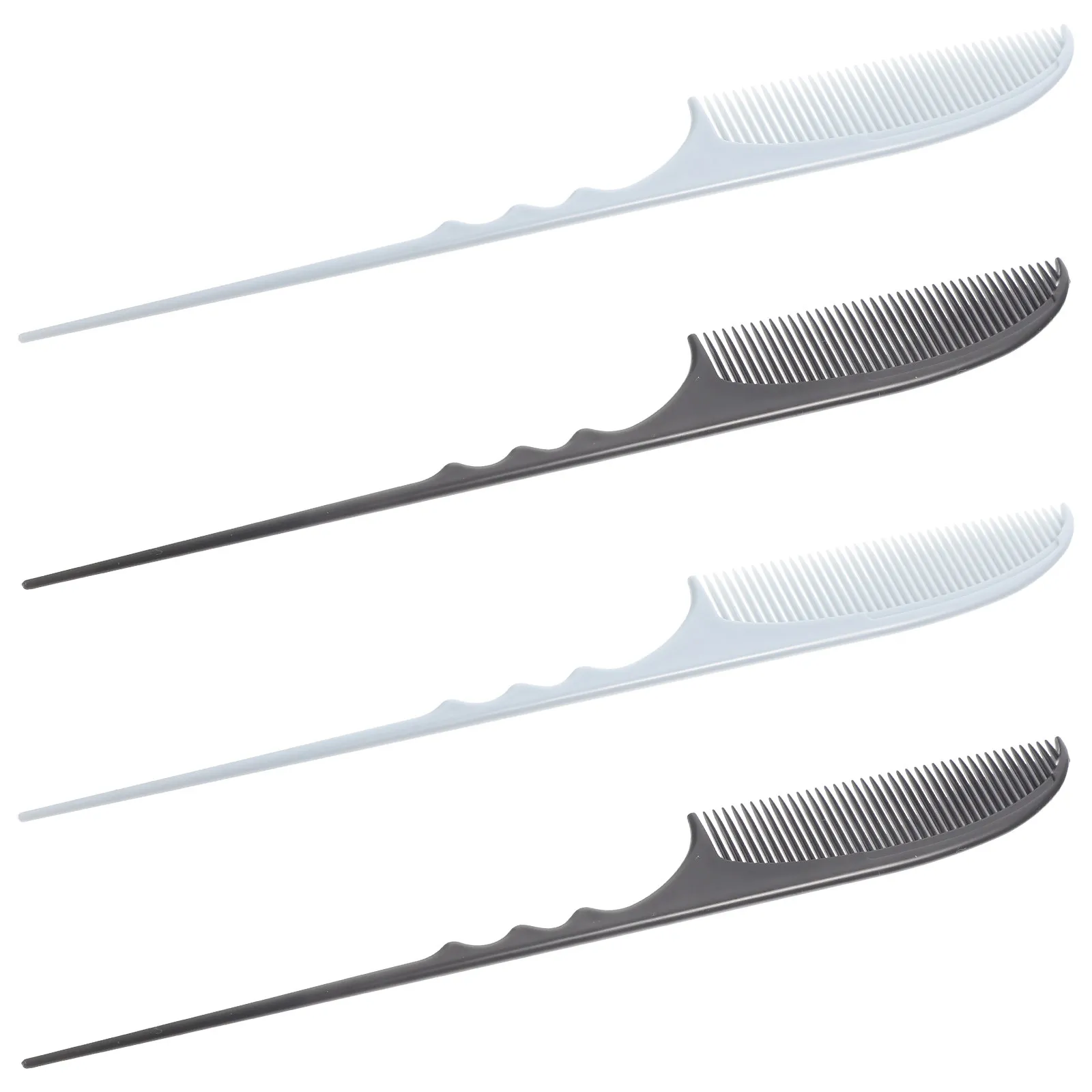 4Pcs Tail Comb Anti-Static Hairdressing Tool for Teasing Detangling Parting Styling Combs for Natural Black Hair Fine Thick
4Pcs Tail Comb Anti-Static Hairdressing Tool for Teasing Detangling Parting Styling Combs for Natural Black Hair Fine Thick