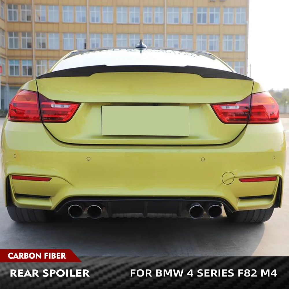 For BMW 4 Series F82 M4 Coupe 2014-2020 Carbon Fiber Car Trunk Spoiler Rear Trunk Spoiler Boot Highkick Wing Lip Glossy Black
For BMW 4 Series F82 M4 Coupe 2014-2020 Carbon Fiber Car Trunk Spoiler Rear Trunk Spoiler Boot Highkick Wing Lip Glossy Black