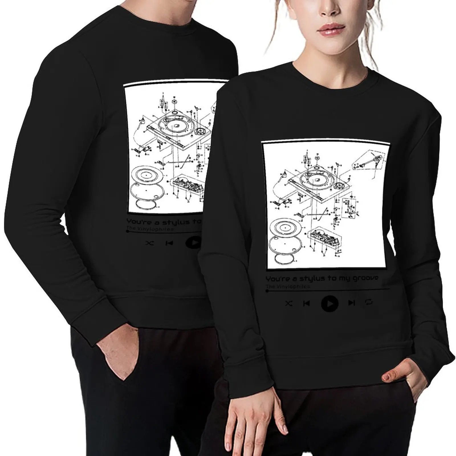 Vinyl Player Pullover men's coat graphic t shirts men autumn jacket men men's clothing sweatshirts
Vinyl Player Pullover men's coat graphic t shirts men autumn jacket men men's clothing sweatshirts