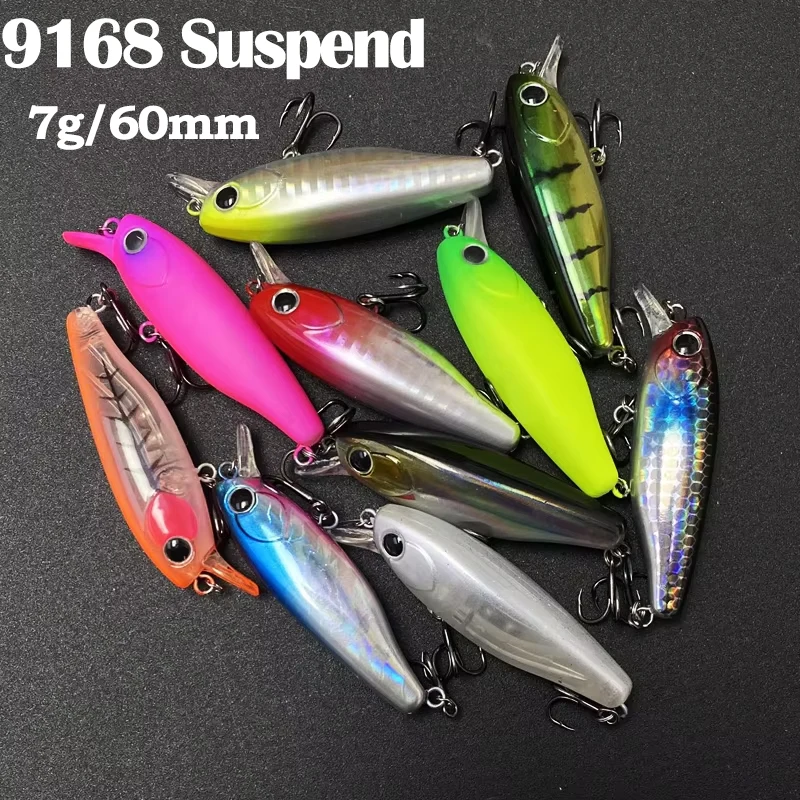 Suspend Minnow Fishing Lures 60mm 7g Artificial Hard Bait Pesca Wobblers for Pike Bass Trout Jerkbait Plastic Swimbait 3D Tackle
Suspend Minnow Fishing Lures 60mm 7g Artificial Hard Bait Pesca Wobblers for Pike Bass Trout Jerkbait Plastic Swimbait 3D Tackle