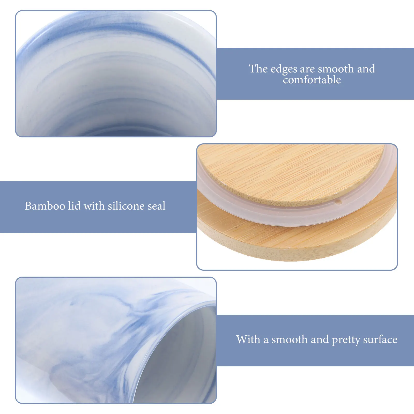 1 set 2 Pieces Marble Airtight Jar Ceramic Container Blue Lid Spice Storage Kitchen Accessories Candy Holder Tea Canister Home
1 set 2 Pieces Marble Airtight Jar Ceramic Container Blue Lid Spice Storage Kitchen Accessories Candy Holder Tea Canister Home
