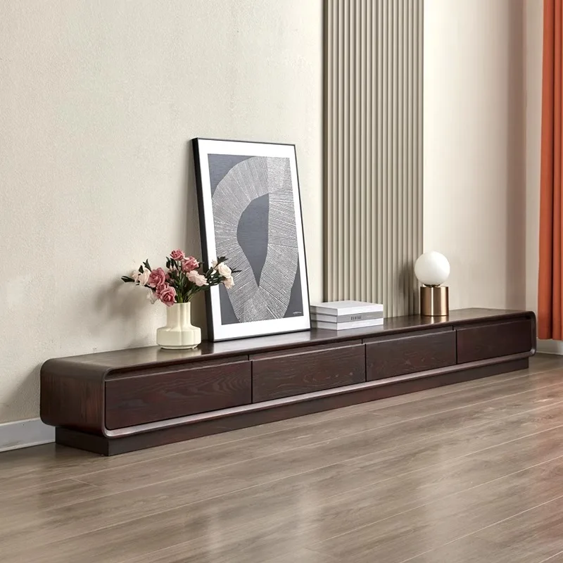 Italian Luxury Smoked Ash Wood TV Stand Nordic Style Minimalist Solid Wood Floor-Standing Living Room Furniture FYTS
Italian Luxury Smoked Ash Wood TV Stand Nordic Style Minimalist Solid Wood Floor-Standing Living Room Furniture FYTS