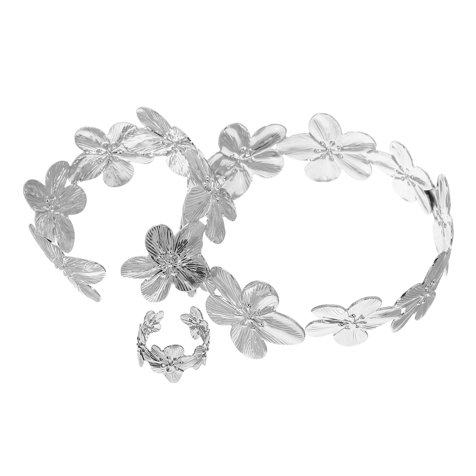 1Set Hand Accessories Boho Floral Bracelet Rings Irregular Geometric Flower Cuff Bangles Stackable Jewelry for Daily Wear
1Set Hand Accessories Boho Floral Bracelet Rings Irregular Geometric Flower Cuff Bangles Stackable Jewelry for Daily Wear