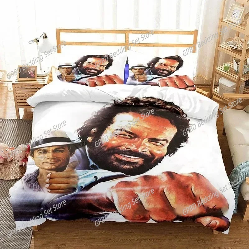 Bud Spencer Terence Hill Bedding Set For Bedroom Soft Modern Bedspreads Comefortable Kids Duvet Cover Quilt Cover And Pillowcase
Bud Spencer Terence Hill Bedding Set For Bedroom Soft Modern Bedspreads Comefortable Kids Duvet Cover Quilt Cover And Pillowcase