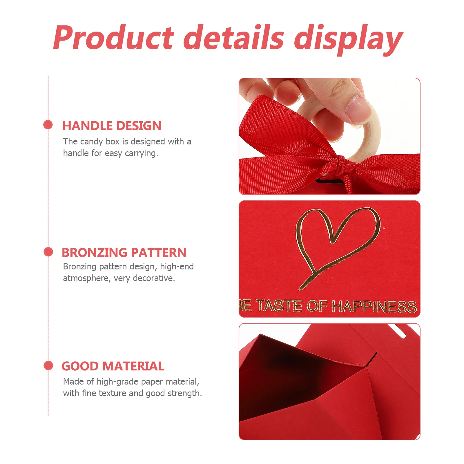 20Pcs Wedding Candy Boxes Portable Paper Favor Gift Boxes Party Treat Packaging Container for Valentine Birthday
20Pcs Wedding Candy Boxes Portable Paper Favor Gift Boxes Party Treat Packaging Container for Valentine Birthday