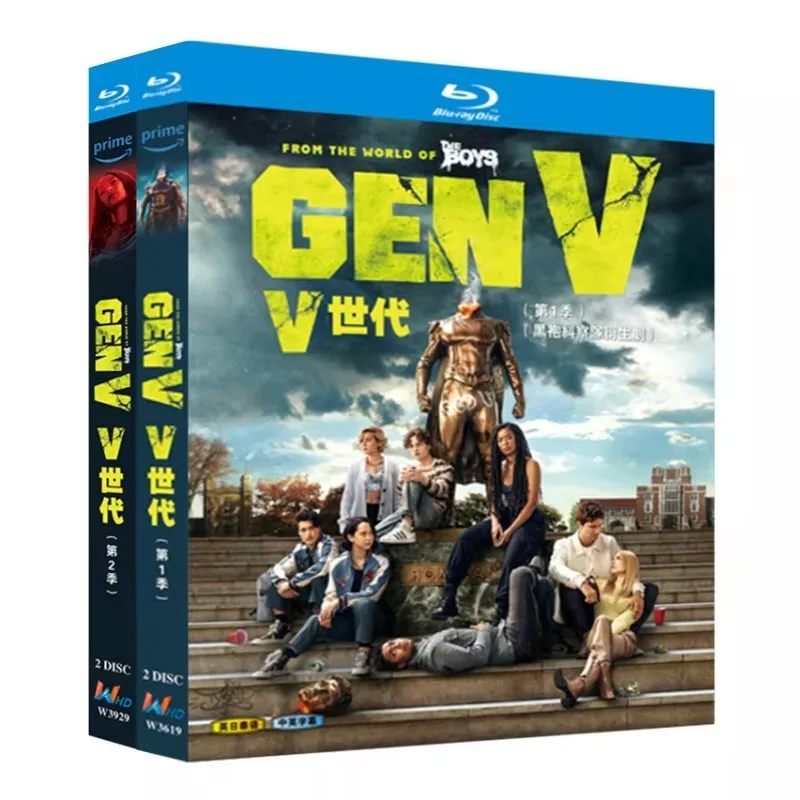 Blu-ray Ultra HD TV Series Varsity / The Boys Spin-off Seasons 1-2 Box Set
Blu-ray Ultra HD TV Series Varsity / The Boys Spin-off Seasons 1-2 Box Set