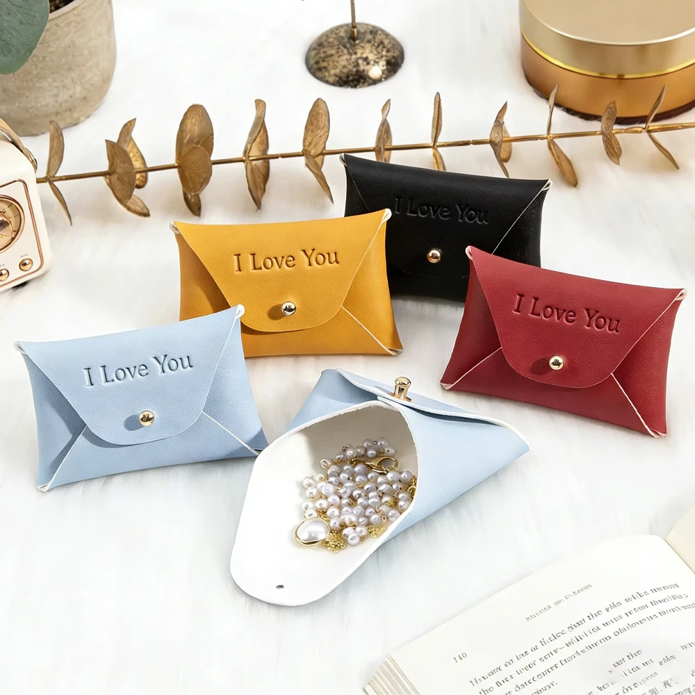 50/100Pcs PU Jewelry Packaging Bags Custom Logo Ring Necklace Earrings Brooch Organizer Gift Bag Travel Leather Rivet Sack Boxes
50/100Pcs PU Jewelry Packaging Bags Custom Logo Ring Necklace Earrings Brooch Organizer Gift Bag Travel Leather Rivet Sack Boxes