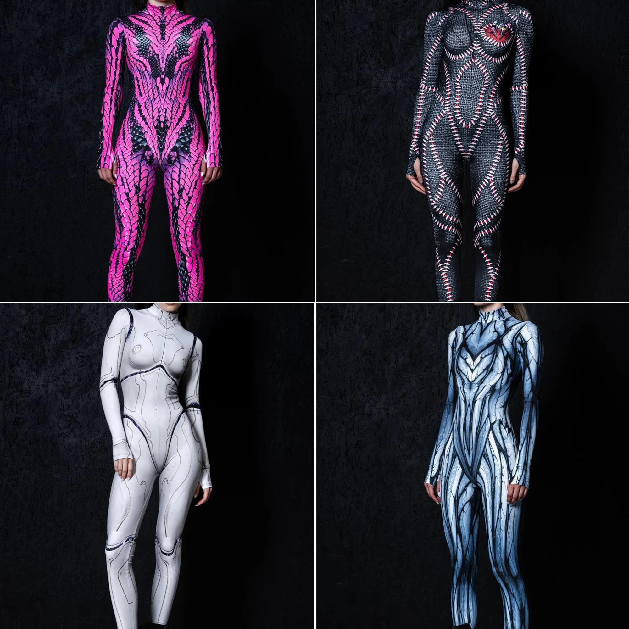 Women 3D Print Pink Lizard Skin Jumpsuit Cosplay Snake Bodysuit Steampunk Costume Halloween Party Rave Shows Perfermence Zentai
Women 3D Print Pink Lizard Skin Jumpsuit Cosplay Snake Bodysuit Steampunk Costume Halloween Party Rave Shows Perfermence Zentai