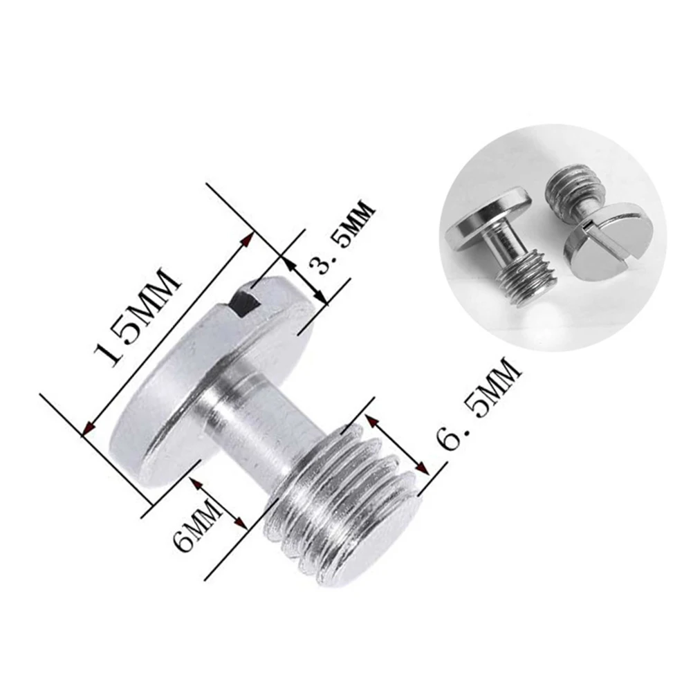 4pcs Slotted Screw Screw 3/8 Inch Durable Lightweight Tripod Accessory Flat Head Slotted Photography Equipment
4pcs Slotted Screw Screw 3/8 Inch Durable Lightweight Tripod Accessory Flat Head Slotted Photography Equipment