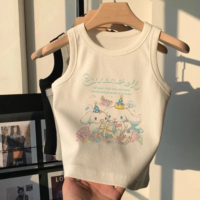 2025 Cinnamoroll Anime Kawaii Sanrio Ins Short Sleeve Shirt Cute Kuromi Summer Children Ice Silk Vests Lovely Gifts Toys
2025 Cinnamoroll Anime Kawaii Sanrio Ins Short Sleeve Shirt Cute Kuromi Summer Children Ice Silk Vests Lovely Gifts Toys