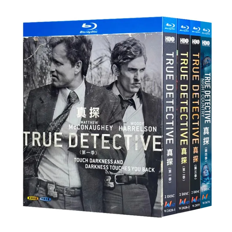 True Detective Seasons 1–4 Blu-ray Ultra HD Box Set
True Detective Seasons 1–4 Blu-ray Ultra HD Box Set