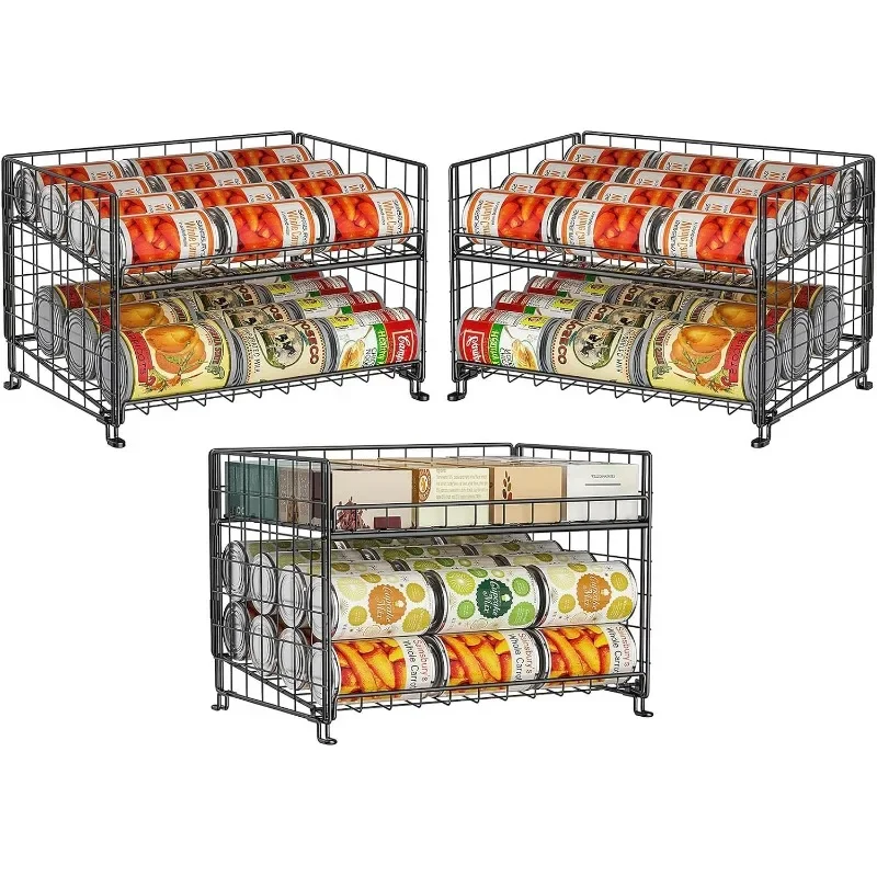 JKsmart Adjustable Can Rack Organizer, Stackable Can Storage Rack for Kitchen Pantry, Food Can Rack,
JKsmart Adjustable Can Rack Organizer, Stackable Can Storage Rack for Kitchen Pantry, Food Can Rack,