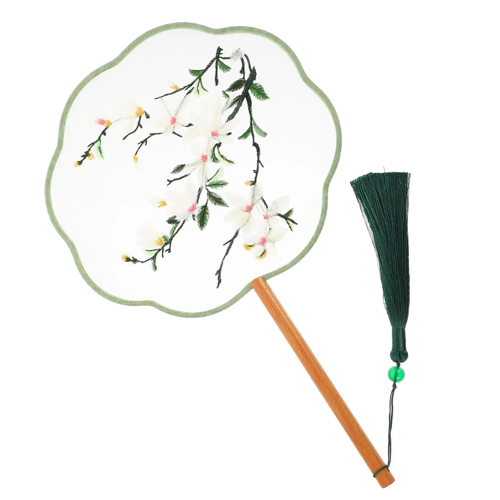 Embroidery Silk Round Fan Eight Petal Court H Tassel Decorative Wedding Traditional Style Circular Fans Art Craft Home Decor
Embroidery Silk Round Fan Eight Petal Court H Tassel Decorative Wedding Traditional Style Circular Fans Art Craft Home Decor
