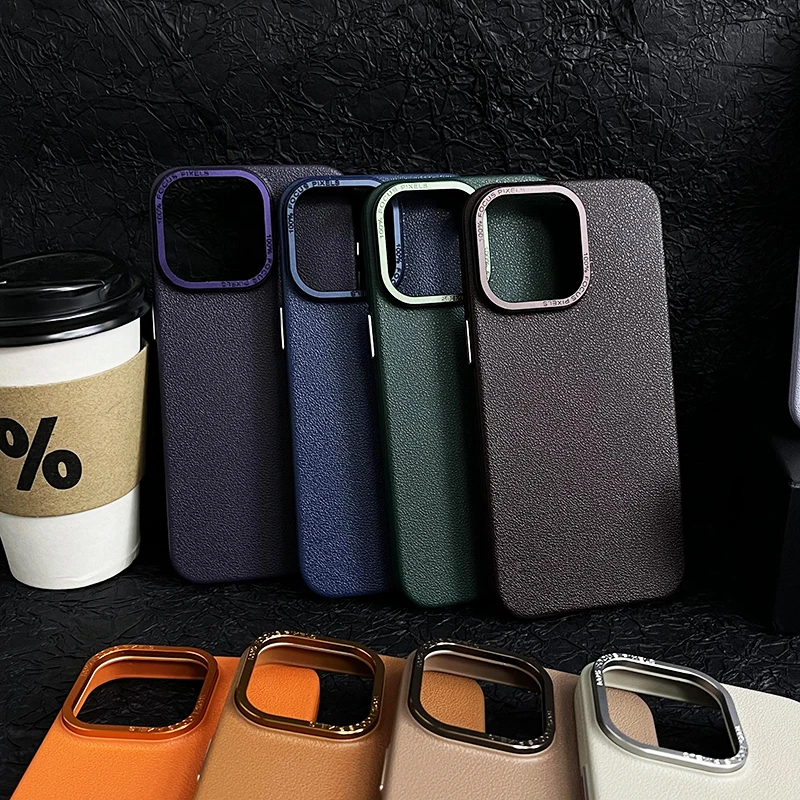 Luxury Litchi Grain Leather Case For iPhone 15 14 13 12 Pro Max Plus Bumper Shockproof Hard Protect Cover
Luxury Litchi Grain Leather Case For iPhone 15 14 13 12 Pro Max Plus Bumper Shockproof Hard Protect Cover
