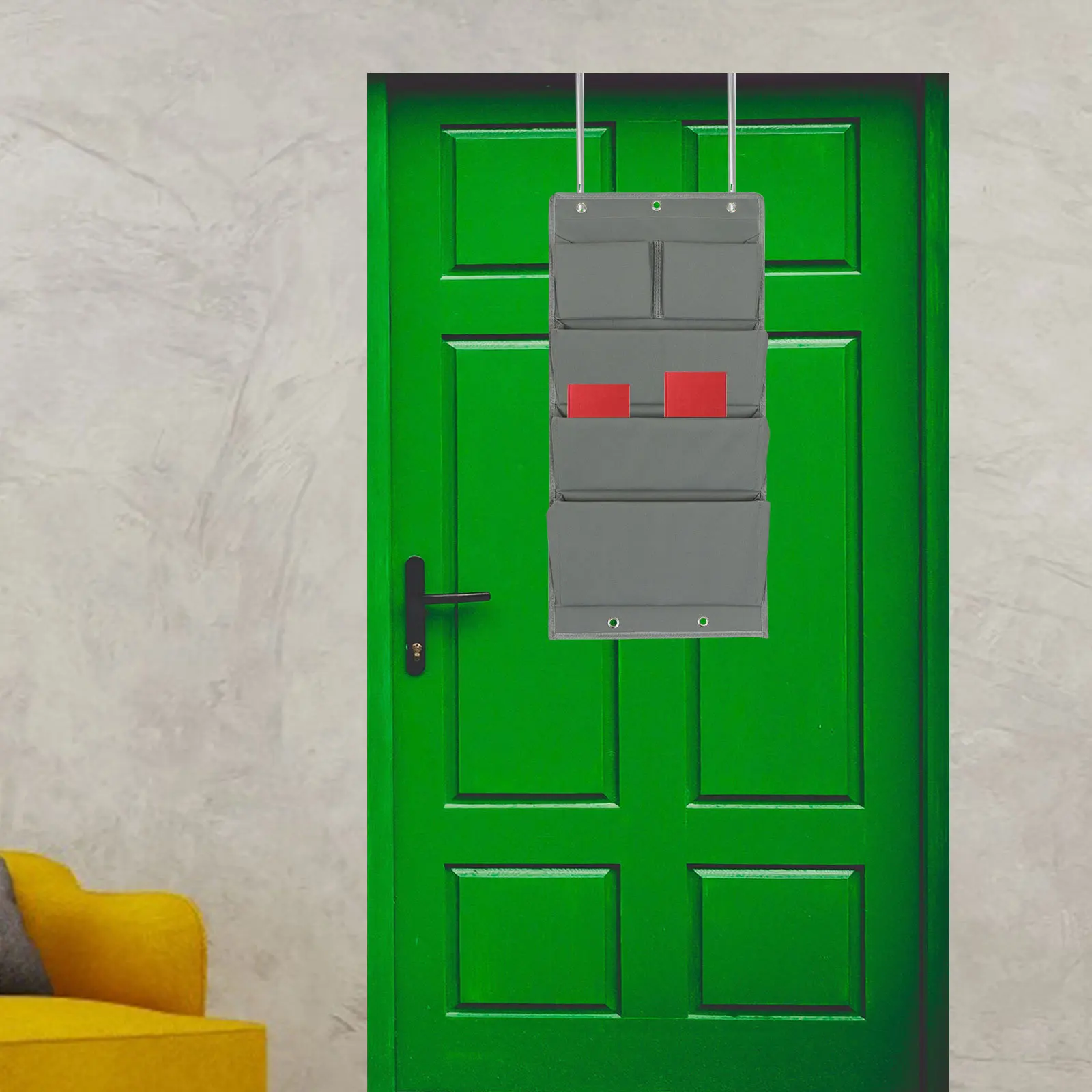 5 Pockets Door Hanging Organizer Bag Oxford Cloth Storage Bag Large Capacity Multi-Compartment Door Storage Holder for Small
5 Pockets Door Hanging Organizer Bag Oxford Cloth Storage Bag Large Capacity Multi-Compartment Door Storage Holder for Small