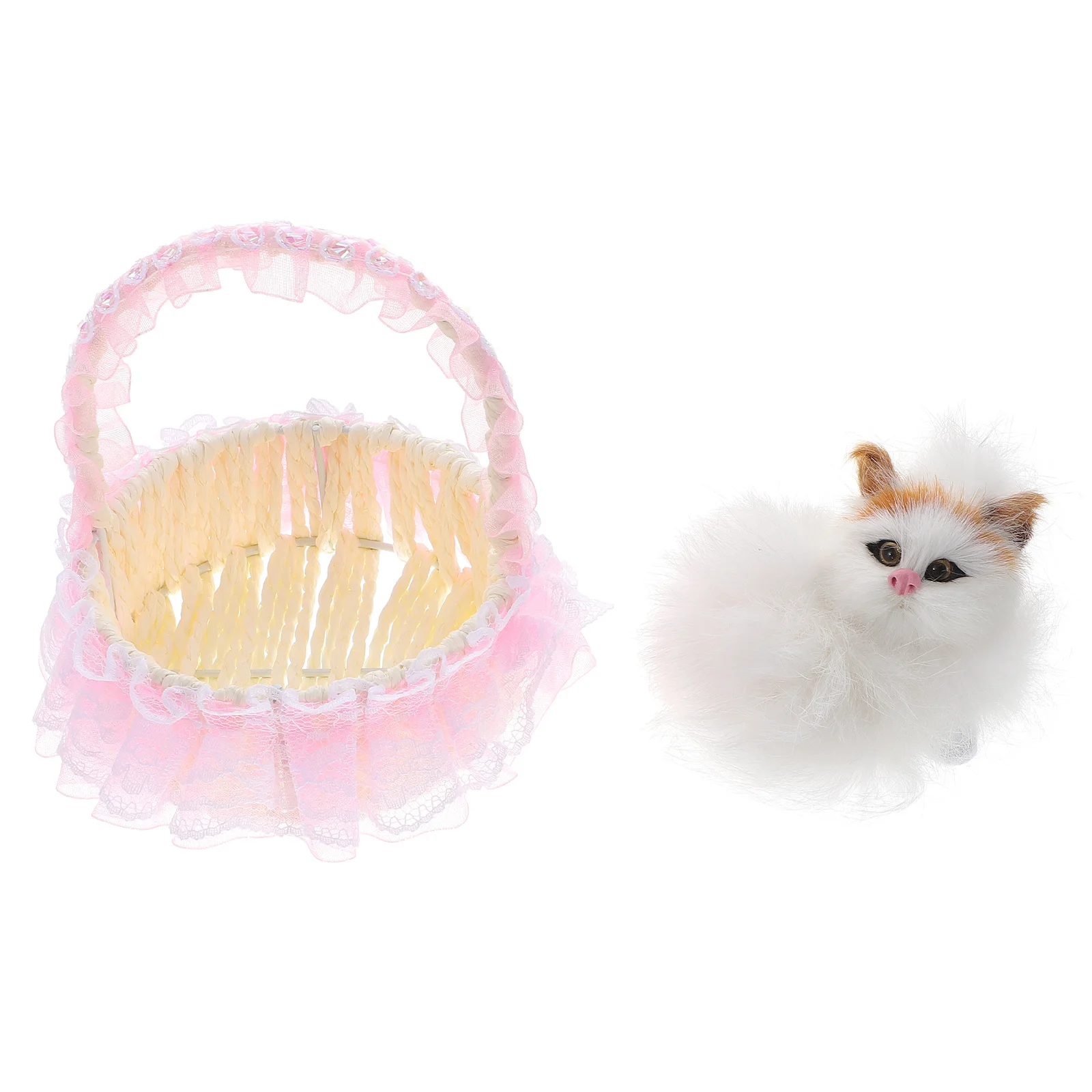 1Set Cat Lace Storage Basket Portable Handheld Mini Flower Basket Wedding Candy Petal Gift Decor Sound Stop Automatically
1Set Cat Lace Storage Basket Portable Handheld Mini Flower Basket Wedding Candy Petal Gift Decor Sound Stop Automatically