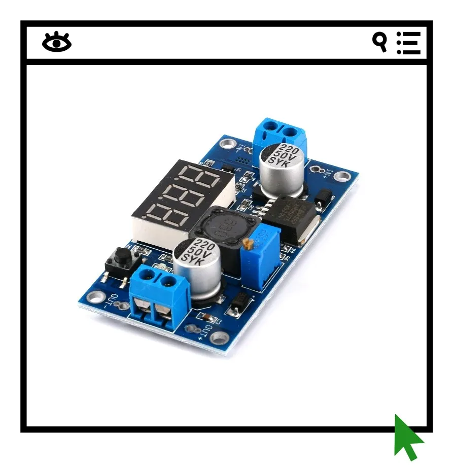 DC-DC boost module voltage digital display LM2577 boost circuit board 3A output
DC-DC boost module voltage digital display LM2577 boost circuit board 3A output