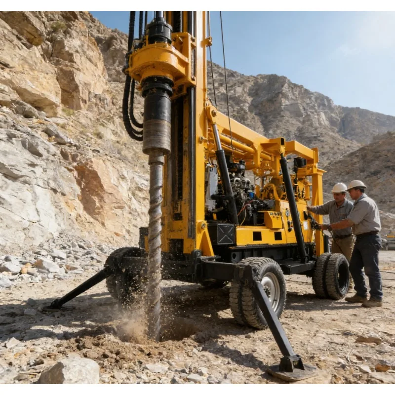 High Power 200m Vertical Shaft Core Drill Rig Portable Soil Testing Rock Coring Machine Water Well Geological Drilling
High Power 200m Vertical Shaft Core Drill Rig Portable Soil Testing Rock Coring Machine Water Well Geological Drilling