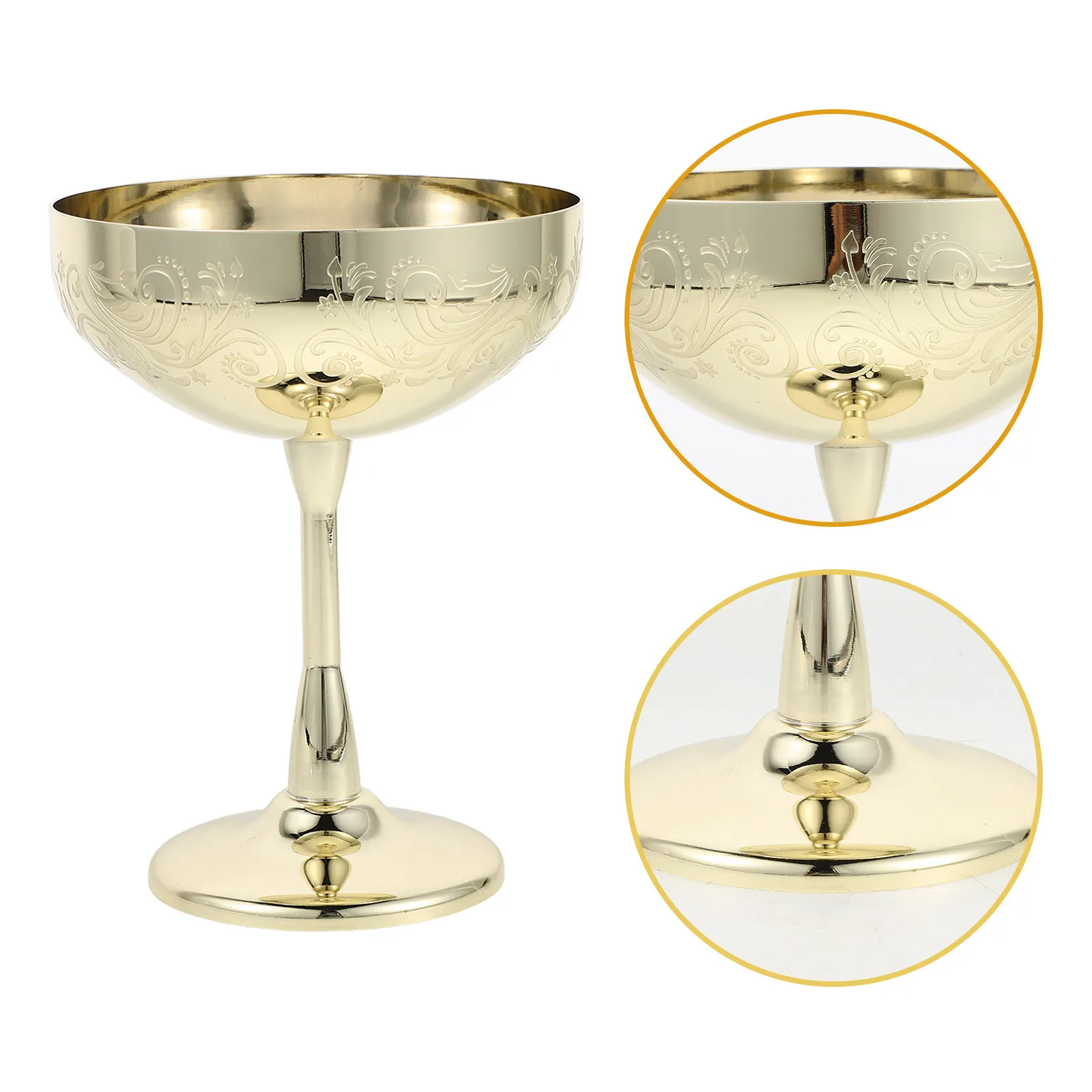 Stainless Steel Ice Cream Goblet Decorative Wheat Pattern Footed Bowl for Dessert Serving Parties Yogurt Smoothie Trifle Bowl
Stainless Steel Ice Cream Goblet Decorative Wheat Pattern Footed Bowl for Dessert Serving Parties Yogurt Smoothie Trifle Bowl