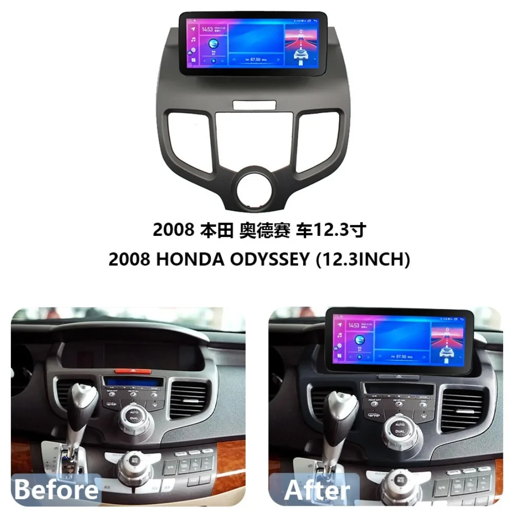 For Honda ODYSSEY 2008 12.3 Inch Car Frame Fascia Adapter Canbus Box Android Fitting Panel Kit
For Honda ODYSSEY 2008 12.3 Inch Car Frame Fascia Adapter Canbus Box Android Fitting Panel Kit