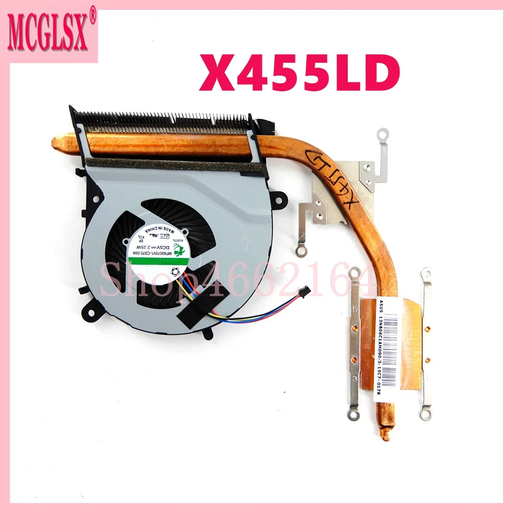 For ASUS X455LD FL5600L X455CC A455 A455L K455 X555 r455l X555LD W519L A555L Y583L K555 Fan radiator cooler
For ASUS X455LD FL5600L X455CC A455 A455L K455 X555 r455l X555LD W519L A555L Y583L K555 Fan radiator cooler