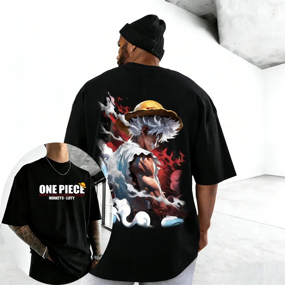 Unisex pure Cotton T-shirt One Piece Monkey D. Luffy 2026 Summer Harajuku Anime Printed Casual Parent Child Short Sleeve Top
Unisex pure Cotton T-shirt One Piece Monkey D. Luffy 2026 Summer Harajuku Anime Printed Casual Parent Child Short Sleeve Top