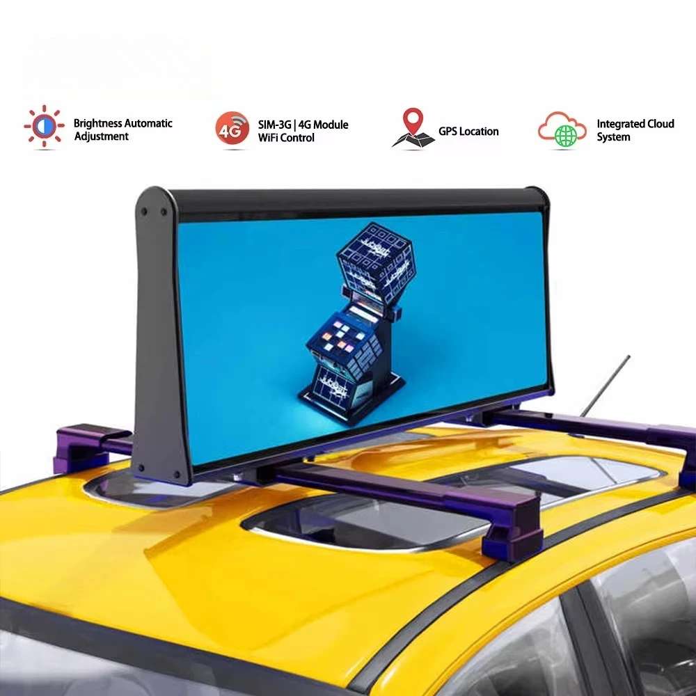 Лидер продаж: P5 P6mm HD Taxi Top на крыше автомобиля, светодиодный рекламный щит, рамка для экрана дисплея для такси, верхний дисплей
Лидер продаж: P5 P6mm HD Taxi Top на крыше автомобиля, светодиодный рекламный щит, рамка для экрана дисплея для такси, верхний дисплей