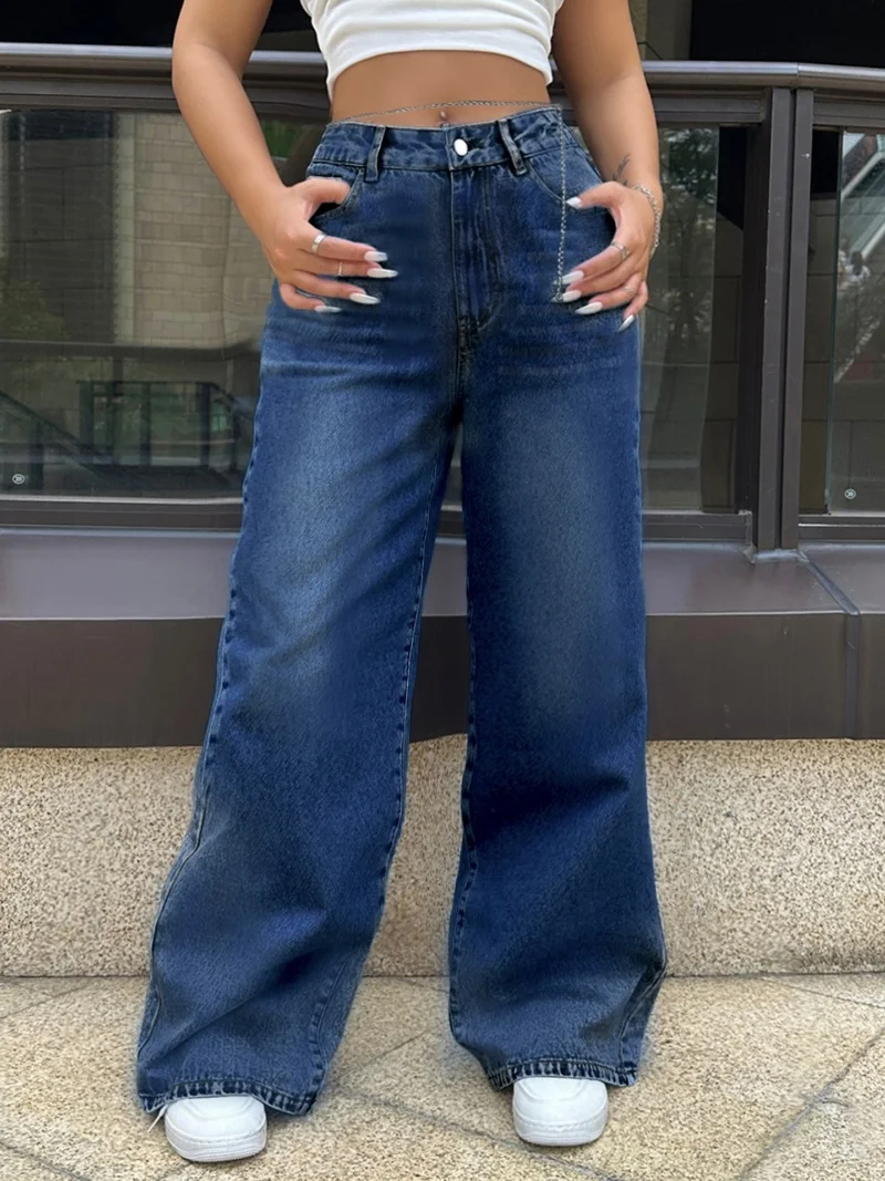 Streetwear Denim Baggy Pants Spring Clothing Women Low Rise Straight Jeans Female Casual Loose Denim Trousers Basic Jeans Pants
Streetwear Denim Baggy Pants Spring Clothing Women Low Rise Straight Jeans Female Casual Loose Denim Trousers Basic Jeans Pants