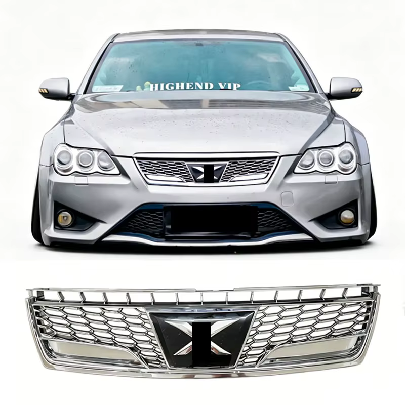 Car front honeycomb grille with X badge replaceable upper grille of front bumper For TOYOTA Reiz 2005-2009
Car front honeycomb grille with X badge replaceable upper grille of front bumper For TOYOTA Reiz 2005-2009