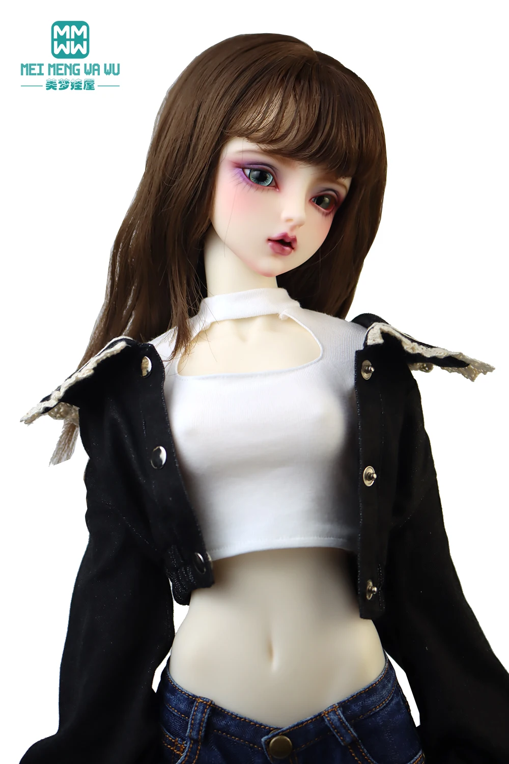 Одежда для кукол BJD для кукол 43-60 см 1/31/4 MSD DD SD, модная джинсовая куртка, подарки для девочек
Одежда для кукол BJD для кукол 43-60 см 1/31/4 MSD DD SD, модная джинсовая куртка, подарки для девочек