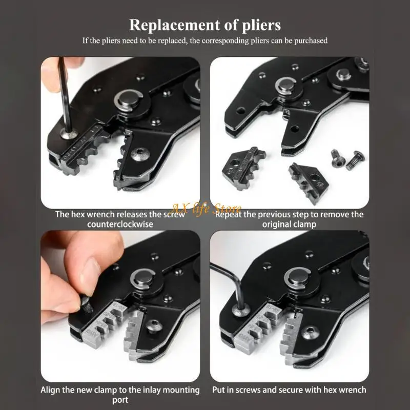 J2HA SN-28B Pin Crimping Tools 3.96/2.54/2.5mm 18-28AWG Crimper 0.1-1mm² for Connector Terminals
J2HA SN-28B Pin Crimping Tools 3.96/2.54/2.5mm 18-28AWG Crimper 0.1-1mm² for Connector Terminals