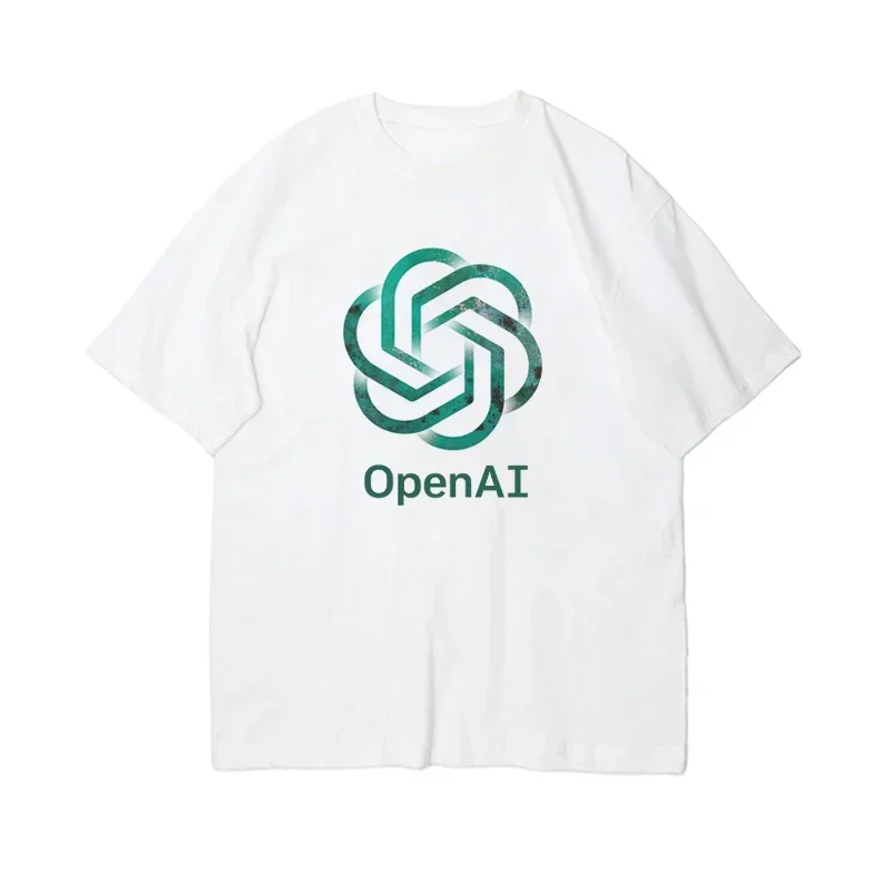 Chat themed short sleeved T-shirt OpenAI artificial intelligence GPT culture logo brain computer programmer simple printing
Chat themed short sleeved T-shirt OpenAI artificial intelligence GPT culture logo brain computer programmer simple printing