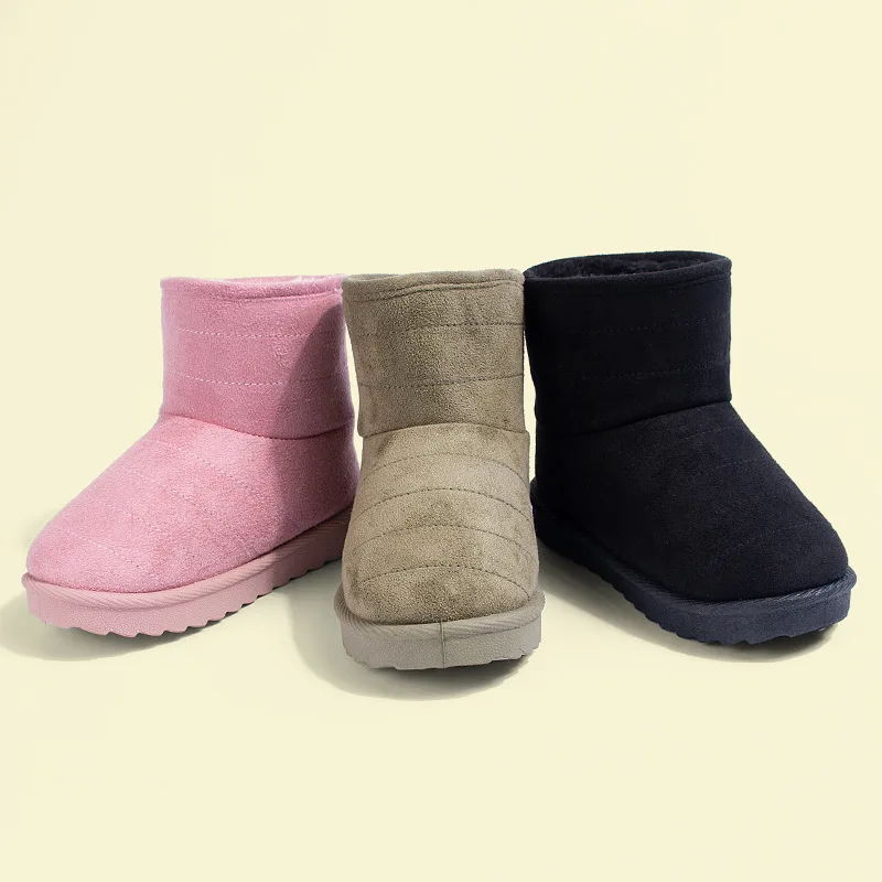 Winter Outdoor Indoor Classic Solid Unisex Pull-On Ankle Boots for Boys & Girls
Winter Outdoor Indoor Classic Solid Unisex Pull-On Ankle Boots for Boys & Girls