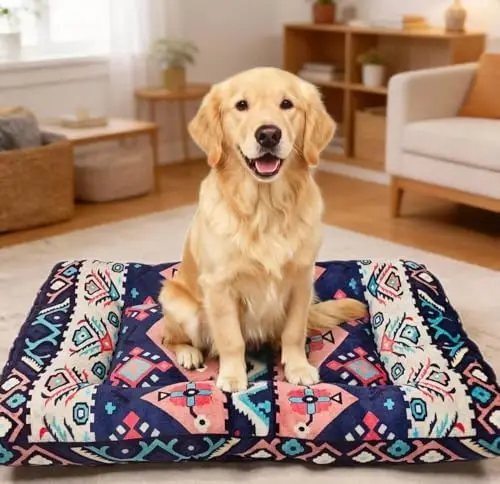 CZOXiViYC Washable Dog Crate Bed - Soft Anti-Slip Plush Mat for Small/Medium/Large Dogs (Pink, 23"x17")
CZOXiViYC Washable Dog Crate Bed - Soft Anti-Slip Plush Mat for Small/Medium/Large Dogs (Pink, 23"x17")