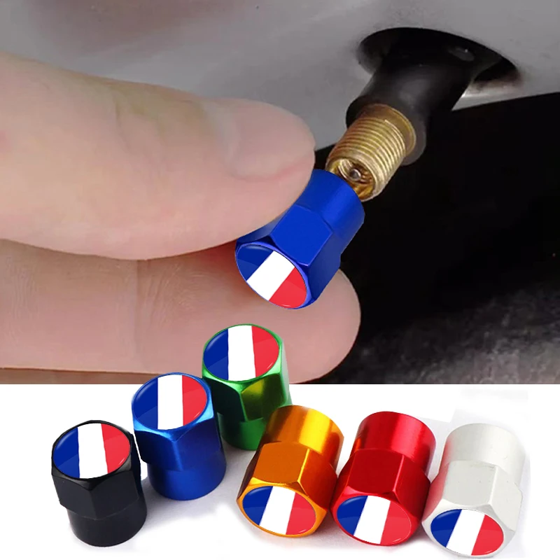 4pcs Car Wheel Valve Caps France Flag Stickers Logo 30 countries Styling Metal Stem Cover Auto Parts Motorcycle Accessories
4pcs Car Wheel Valve Caps France Flag Stickers Logo 30 countries Styling Metal Stem Cover Auto Parts Motorcycle Accessories