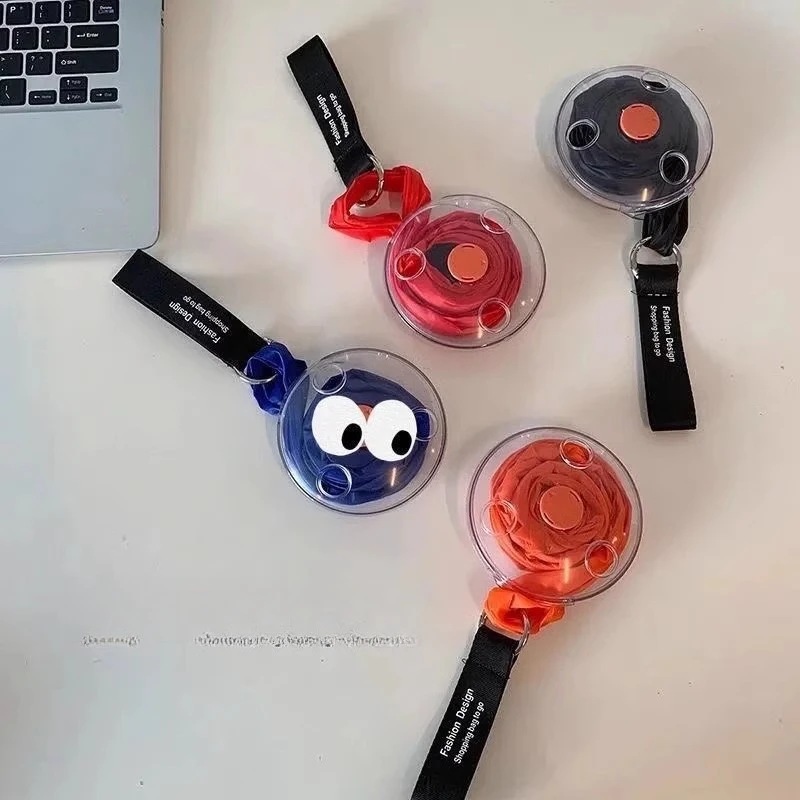 Small disc shopping bag, supermarket portable tote bag, environmentally friendly folding mini telescopic nylon grocery shopping 
Small disc shopping bag, supermarket portable tote bag, environmentally friendly folding mini telescopic nylon grocery shopping