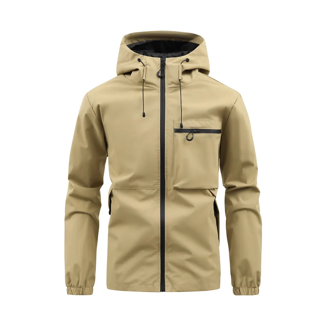 Spring and Autumn New Outdoor Men's Sports Casual Hooded Windproof Jacket Casual Workwear Jacket
Spring and Autumn New Outdoor Men's Sports Casual Hooded Windproof Jacket Casual Workwear Jacket