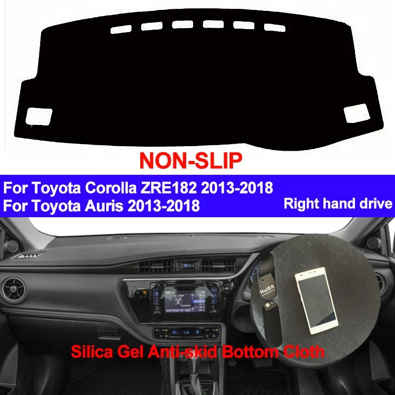 Защитная Накладка для Toyota Corolla Auris ZRE182 2013 2014 2015 2016 2017 2018, силиконовый нескользящий коврик для приборной панели, автомобильный солнцезащитный козырек
Защитная Накладка для Toyota Corolla Auris ZRE182 2013 2014 2015 2016 2017 2018, силиконовый нескользящий коврик для приборной панели, автомобильный солнцезащитный козырек