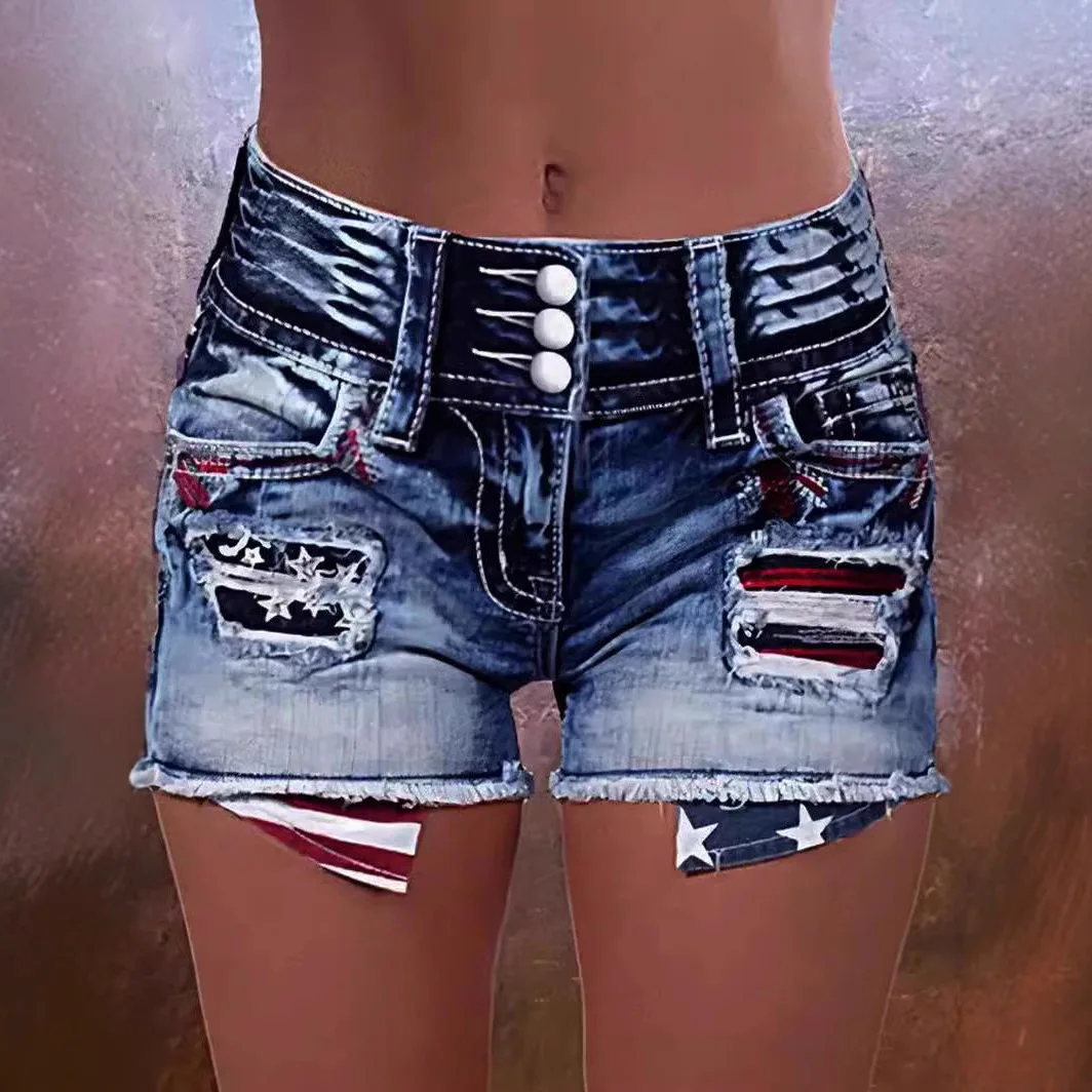 Denim Pant Women Jeans Shorts Short Pants Slim Fit High Waist Button Trousers Skinny Streetwear Hole Splice Summer 2025
Denim Pant Women Jeans Shorts Short Pants Slim Fit High Waist Button Trousers Skinny Streetwear Hole Splice Summer 2025
